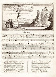 Senesino di Handel, incisione da Unknown
